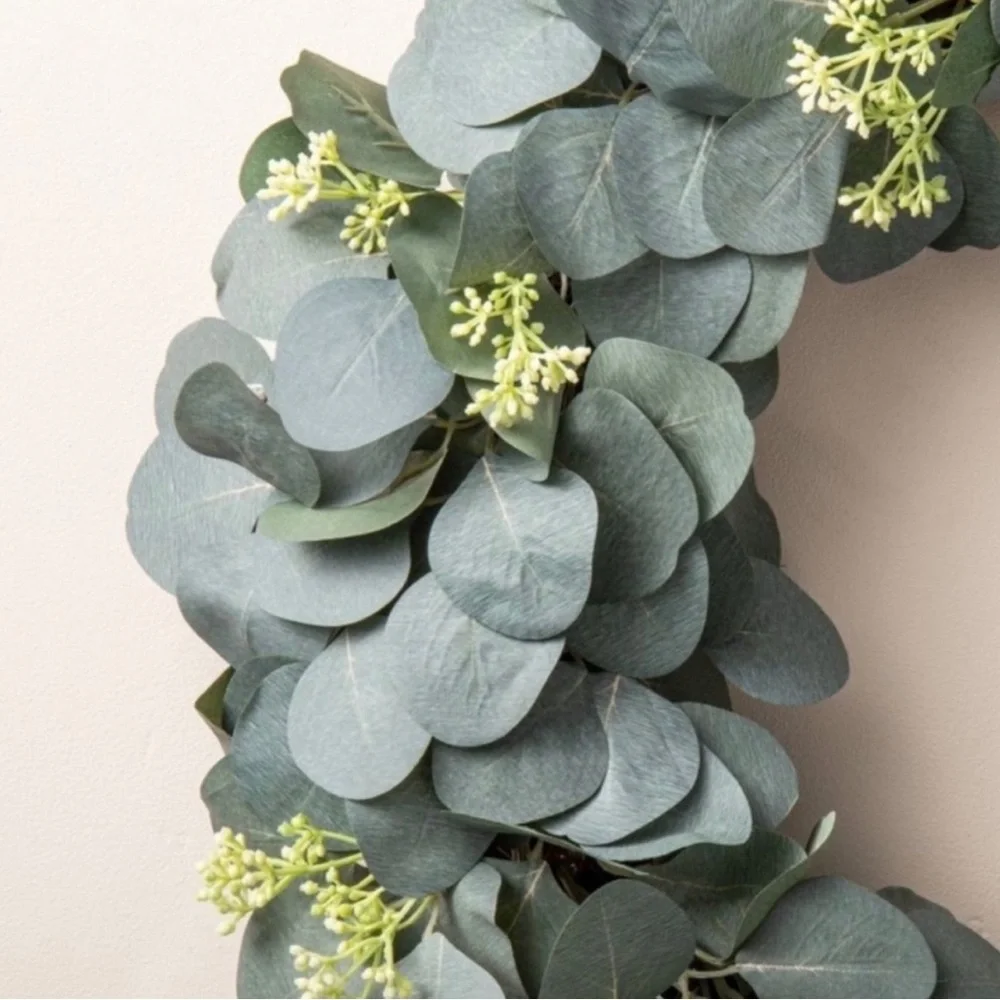 20” Artificial Eucalyptus with Berries Wreath - Hearth & Hand with Magnolia